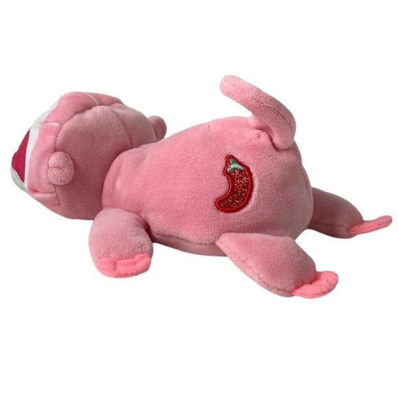 Cutetitos Basic Fun Pink Sloth Stuffed Plush Animal Beanie Toy Chili Pepper 2018 - Picture 4 of 9